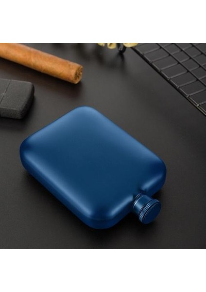 Paslanmaz Çelik Hip Flask 180 ml Kalın Kare Taşınabilir Şarap Şişesi Hip Flask Açık Seyahat Decantador Vino Barware Seti (Yurt Dışından)