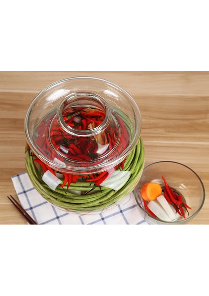 10 kg Cam Konteyner Kimchi Kavanoz Mutfak Turşu Kutular Ev Gıda Mühür Depolama Kavanoz Turşu Silindir Mühürlü Olabilir | Şişeler, Kavanozlar ve Amp;kutular (Yurt Dışından)