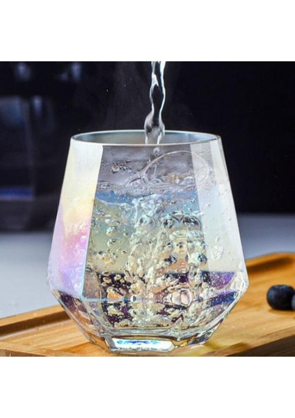 6 Adet Altıgen Elmas Viski Gözlük Scotch Kokteyl Viski Rum Tequila Için Set Drinkware Şarap Kadehi Bardaklar Noel Hediyeleri | Gravür (Yurt Dışından)