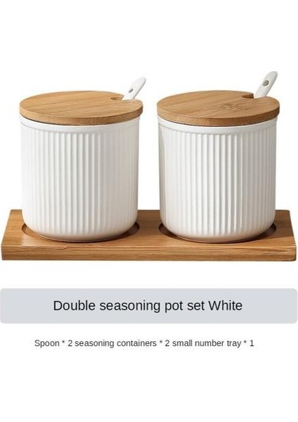Nordic Seramik Baharat Kutusu Baharat Pot Set Ev Mutfak Baharat Pot Biber Tuz Şeker Kase Baharat Şişesi | Şişeler, Kavanozlar ve Amp;kutular (Beyaz) (Yurt Dışından)