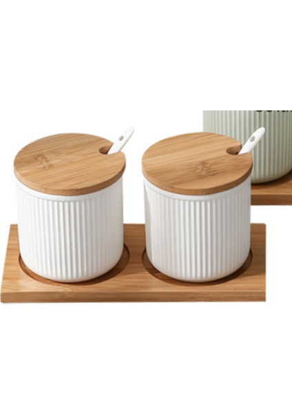 Nordic Seramik Baharat Kutusu Baharat Pot Set Ev Mutfak Baharat Pot Biber Tuz Şeker Kase Baharat Şişesi | Şişeler, Kavanozlar ve Amp;kutular (Beyaz) (Yurt Dışından)