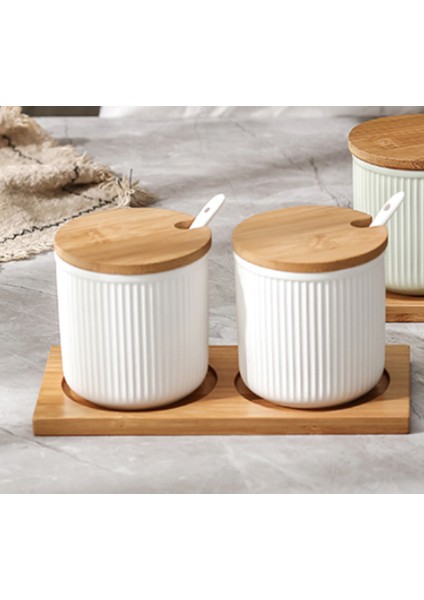 Nordic Seramik Baharat Kutusu Baharat Pot Set Ev Mutfak Baharat Pot Biber Tuz Şeker Kase Baharat Şişesi | Şişeler, Kavanozlar ve Amp;kutular (Beyaz) (Yurt Dışından)