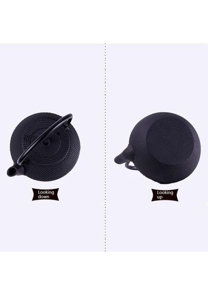 Stil Dökme Demir Kettle Çaydanlık Süzgeci Çay Potu 300ML (Siyah) | Çaydanlıklar (Yurt Dışından)