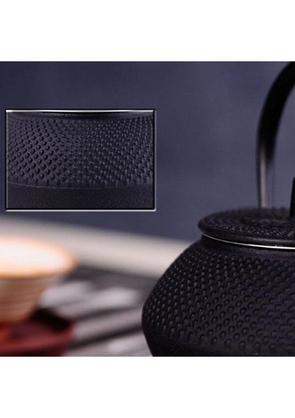 Stil Dökme Demir Kettle Çaydanlık Süzgeci Çay Potu 300ML (Siyah) | Çaydanlıklar (Yurt Dışından)