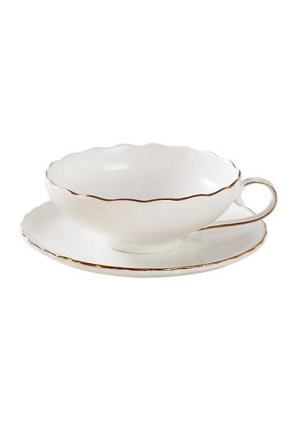 Basit Ince Kemik Seramik Kupası Beyaz Nordic Seyahat Çay Kahve Fincanı Daire Kaşık Ofis Hediye ile Set Taza Mutfak Drinkware DF50BD | Kahve Kupası ve Amp;tabak Setleri (Yurt Dışından)