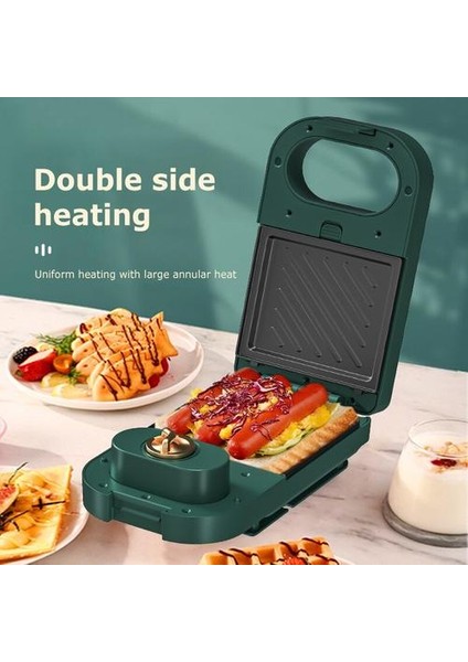 220 V 650 W Otomatik Sandviç Kahvaltı Makinesi Karikatür Bakeware Waffle Makinesi Yapışmaz Kaplama Zamanlama Ekmek Makinesi | Waffle Makineleri (Yurt Dışından)