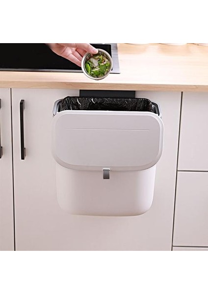 Plastik Duvar Montaj Çöp Kutusu Sürgülü Kapak Banyo Mutfak Asılı Garaj Organizatörleri Mutfak Çöp Asılı Organizatör Can | Çanta ve Amp;sepet (Yurt Dışından) modelleri