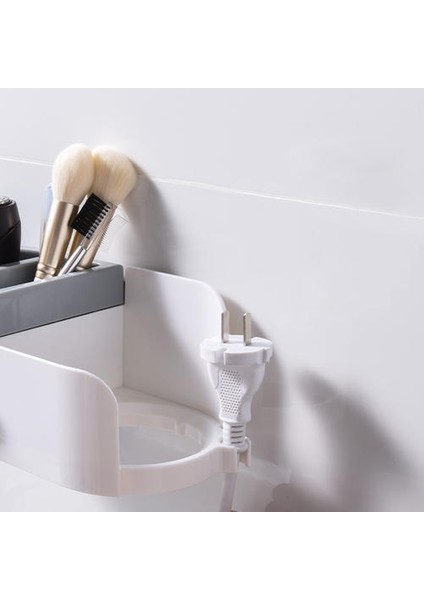 Duvara Monte Saç Kurutma Makinesi Banyo Rafları Depolama Raf Organizatör Duvar Raf Banyo Aksesuarları Için | Banyo Rafları (Yurt Dışından) fırsatları