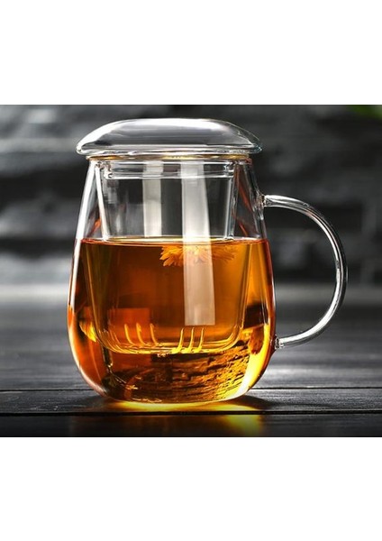 Çin Tarzı Çay Kupa Kapaklı Filtre 550 Ml.coffee Bardak Çay Seti Kupalar Bira Içmek Ofis Kupa Şeffaf Drinkware Cam Bardak | Kupalar (Beyaz) (Yurt Dışından) fiyatları