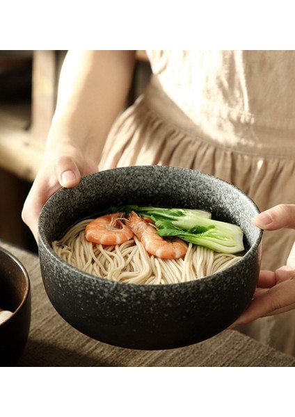 Japon Seramik Retro Çorba Kase Salata Kase Sofra Fransız Deniz Kase Ramen Kase Büyük Çorba Kase Ev Büyük Kase Şehriye | Kaseler (Yurt Dışından) fırsatları