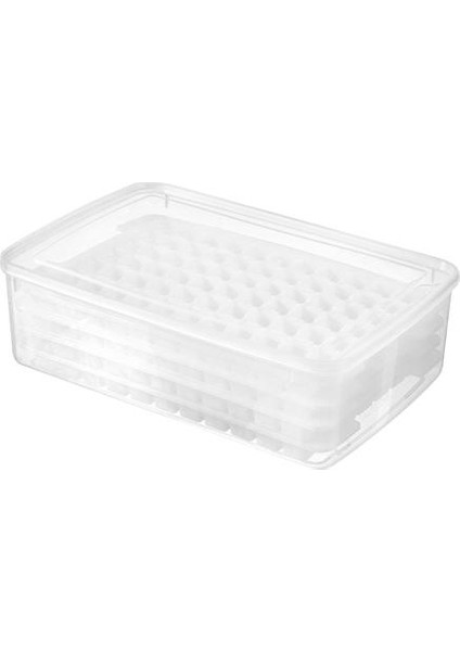 Buz Cube Maker Çok Katmanlı Buz Tepsisi Plastik Buz Yapma Kalıp Yaratıcı Ev Yaz Refrigera Silikon Kalıplar Dondurma Makineleri (10.5 * 34 * 23 Cm) (Yurt Dışından)