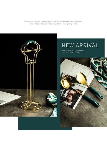 Nordic Stil Paslanmaz Çelik Tencere Mutfak Takımları Mutfak Aletleri Seramik Kolu Kanca Up Depolama Lüks Metal Kürek Kaşık | Pişirme Aracı Setleri (Yurt Dışından) fiyatları