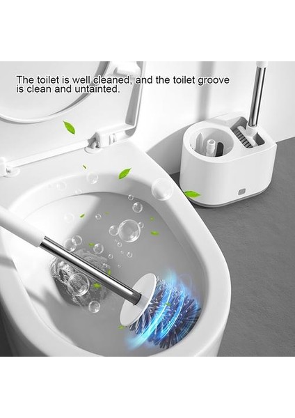 Silikon Tuvalet Fırçası Tutucu Uzun Tuvalet Fırçası Hızlı Drenaj Temiz Aracı Kat Ayakta Banyo Wc Aksesuarları Seti Için | Tuvalet Fırçası Tutucular (Yurt Dışından)