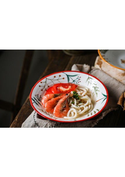 8 Inç Seramik Ramen Kase El Boyalı Orman Hayvan Tasarım Anti Sıcak Köpük Kaseler Japon Retro Yaratıcı Aile Sofra Takımı | Kaseler (Yurt Dışından)