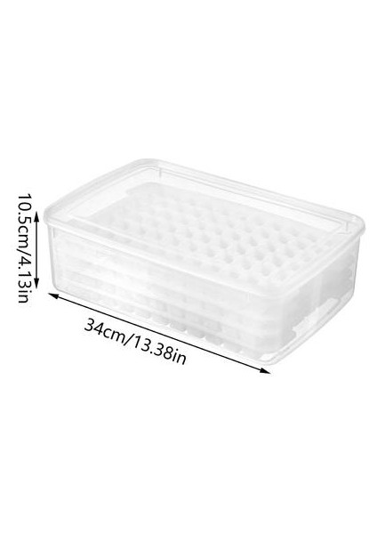 Buz Cube Maker Çok Katmanlı Buz Tepsisi Plastik Buz Yapma Kalıp Yaratıcı Ev Yaz Refrigera Silikon Kalıplar Dondurma Makineleri (10.5 * 34 * 23 Cm) (Yurt Dışından)