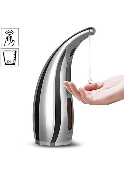 300 ml Otomatik Sabunluk Kızılötesi El Ücretsiz Dokunuşsuz Sabunluk Bulaşık Sıvı Losyon Jel Şampuan Banyo Mutfak | Sıvı Sabunluk (Yurt Dışından)