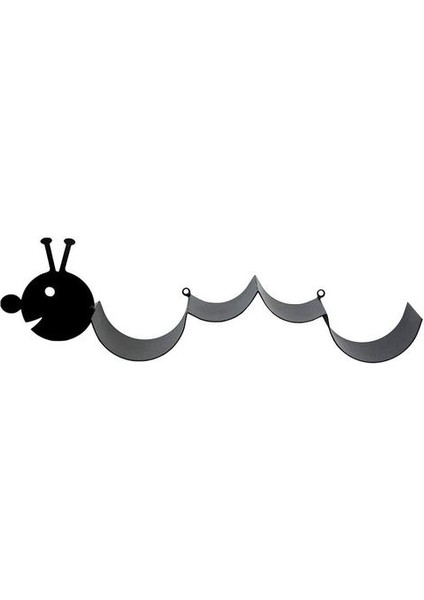 Sıcak Yenilik Caterpillar Tuvalet Rulo Tutucu Banyo Süs Ücretsiz Ayakta Metal | Kağıt Tutucular (Siyah) (Yurt Dışından)