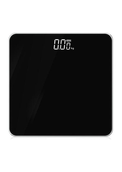 Hassas Elektronik Ölçekli LED Ekran Insan Vücut Ağırlık Ölçeği Ev Sağlık Ölçekli Banyo Ölçeği Hediye Ölçeği 180KG (Siyah) (Yurt Dışından)