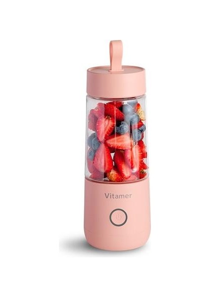 Yaratıcı Juice Fincan Sıkıyor Şişe Taşınabilir Mini Meyve Makinesi Moda Akıllı Sıkacağı | Sıkacaklar (Pembe) (Yurt Dışından)