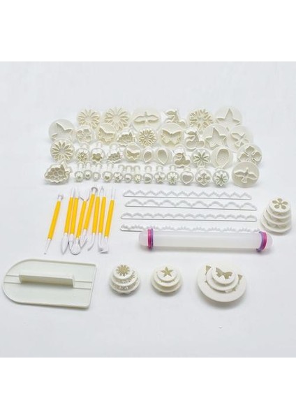 Bisküvi Kalıpları Dıy Pişirme Araçları 68 Adet Plastik Kek Kalıbı Set Şeker Kabartma Dekorasyon Fırın Basın Mutfak Yaratıcı Çiçek | Bakeware Setleri (Yurt Dışından) fiyatları