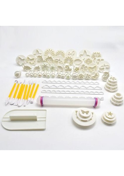Bisküvi Kalıpları Dıy Pişirme Araçları 68 Adet Plastik Kek Kalıbı Set Şeker Kabartma Dekorasyon Fırın Basın Mutfak Yaratıcı Çiçek | Bakeware Setleri (Yurt Dışından) fırsatları