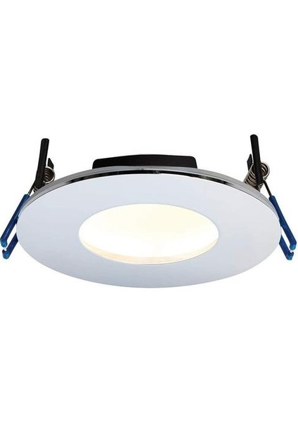 Saxby Aydınlatma Orbitalplus IP65 9W Krom Etkisi Plaka Banyo Gömme Işık - Sıcak Beyaz (Yurt Dışından)