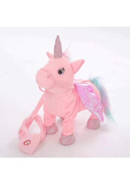 Sihirli Yürüyüş Unicorn Peluş Dolması Hayvan Elektronik Müzik Yenidoğan Oyuncak Çocuklar Için Noel Hediyeleri | Sevimli Yastık | Peluş Oyuncaklar Pusheen Kedi (Yurt Dışından)