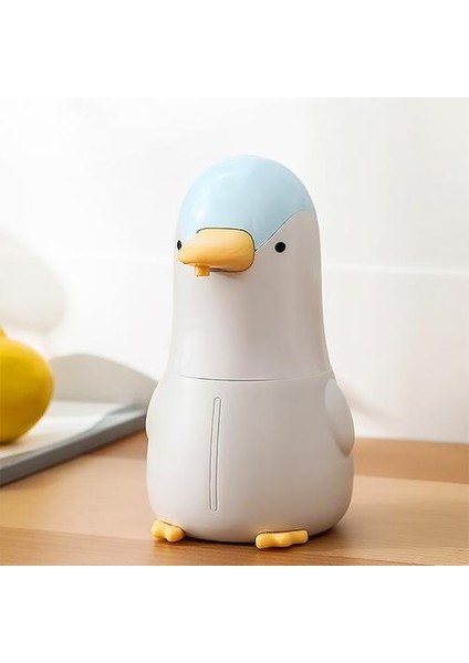 Penguen Modeli Köpük Sabun Dağıtıcı Yakınında Kızılötesi Algılama Hızlı Indüksiyon Kabarcıkları USB Cihazı Kullanarak Mutfak USB Şarj Edilebilir | Sıvı Sabunluk (Yurt Dışından)