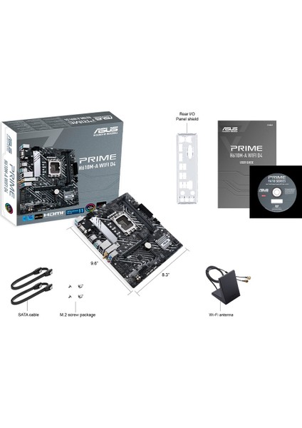Prıme H610M-A Wıfı D4 Intel H610 Lga1700 DDR4 5000 Dp Hdmı Vga 3X M2 Usb3.2 Aura Rgb 2.5Gbit Lan Atx (Prıme H610M-A Wıfı D4) Anakart indirimleri