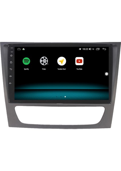 Mercedes E Class E250 Android 13 Multimedya Carplay 4gb RAM+64GB HDD 2003-2009 Navigasyon Ekran modelleri