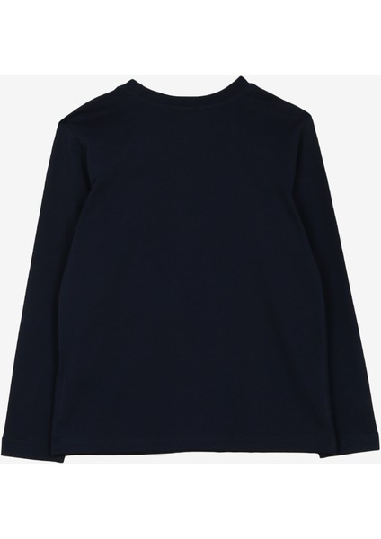 Baskılı Lacivert Kız Çocuk T-Shirt D3WG-TST2 fiyatları