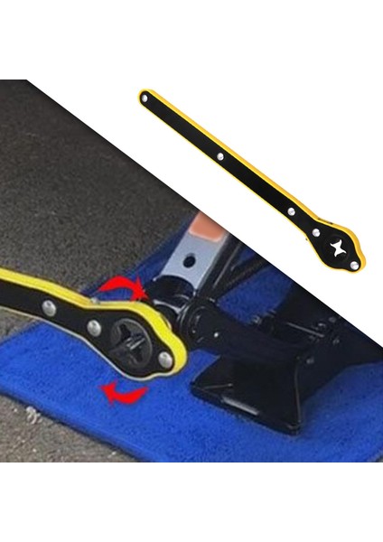 Otomatik Cırcır Kolu Anahtarı Çapraz Anahtarı Lastik Tekerlek Arabası Suv Minivan (Yurt Dışından)