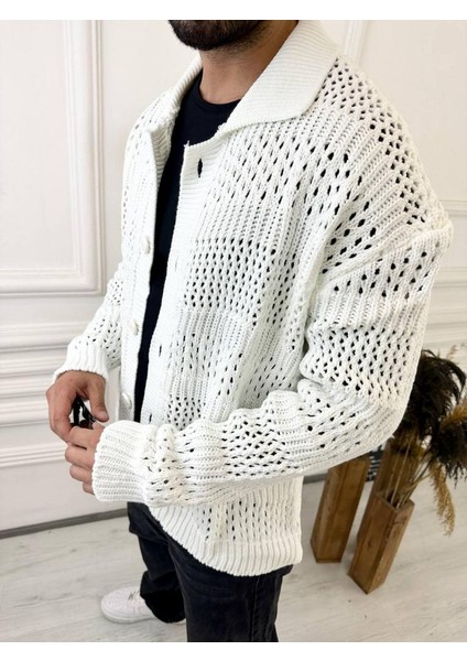 Hırka Oversize Özel Örgülü Triko Desenli Salaş Örgü Hırka modelleri