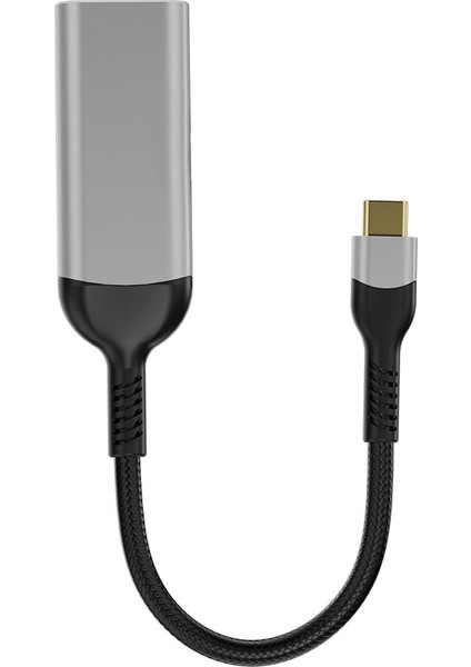 Zore QG07 8k 60 Hz Görüntü Kalitesi Type-C To Display Port Dönüştürücü 15CM
