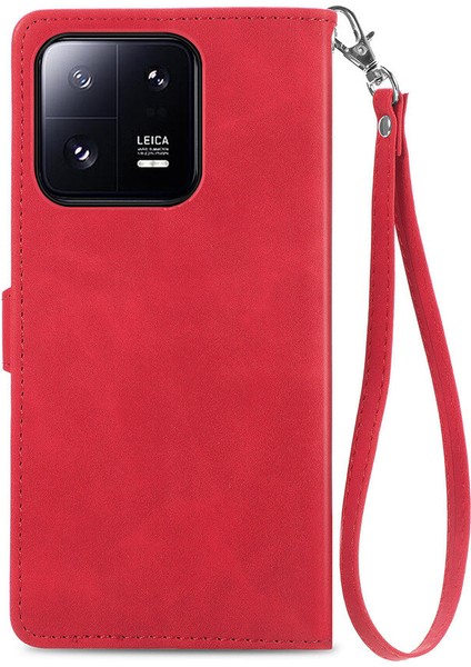 Ile Uyumlu Xiaomi 13 Pro Fermuarlı Kese Manyetik Kart Tutacağı Bilek Kayışlı Cüzdan Kesesi Xiaomi 13 Pro (Yurt Dışından) fırsatları