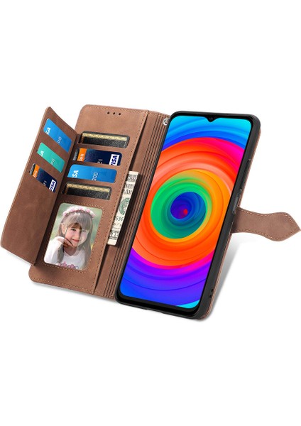 Ile Uyumlu Ulefone Note 14 Fermuarlı Kese Manyetik Kart Tutacağı Bilek Kayışlı Cüzdan Kesesi Ulefone Note 14 (Yurt Dışından)