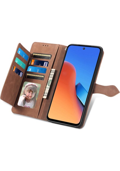 Ile Uyumlu Xiaomi Redmi 12 Fermuarlı Kese Manyetik Kart Tutacağı Bilek Kayışlı Cüzdan Kesesi Xiaomi Redmi 12 (Yurt Dışından) indirimleri