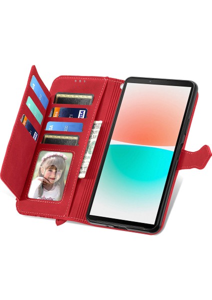 Ile Uyumlu Sony Xperia 10 Iv Fermuarlı Kese Manyetik Kart Tutacağı Bilek Kayışlı Cüzdan Kesesi Sony Xperia 10 Iv (Yurt Dışından) indirimleri