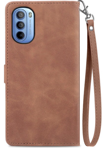Ile Uyumlu Motorola Moto G31 Fermuarlı Kese Manyetik Kart Tutacağı Bilek Kayışlı Cüzdan Kesesi Motorola Moto G31 (Yurt Dışından) fırsatları