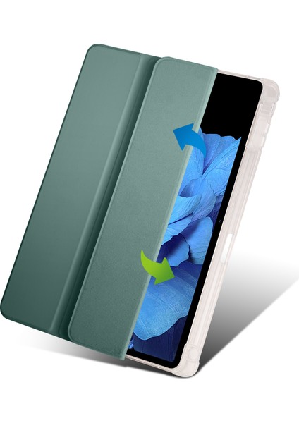 Vivo Pad Üçlü Stand Pu Deri Kılıf Şeffaf Arka Koruyucu Tablet Kapak Kalem Tutucu (Yurt Dışından) indirimleri
