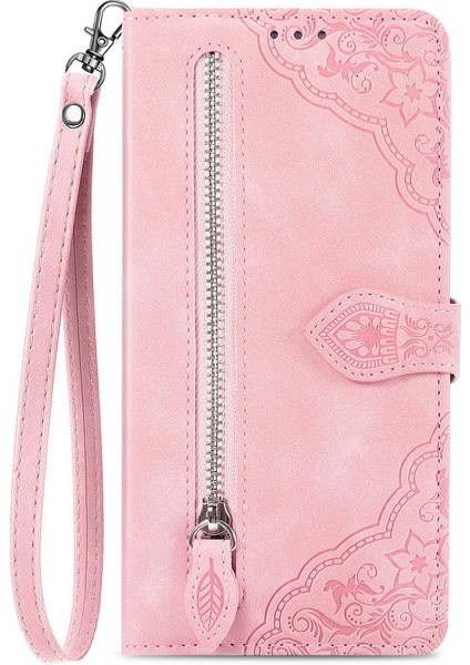 Ile Uyumlu Motorola Moto G23 Fermuarlı Kese Manyetik Kart Tutacağı Bilek Kayışlı Cüzdan Kesesi Motorola Moto G23 (Yurt Dışından) modelleri