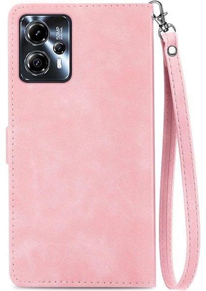 Ile Uyumlu Motorola Moto G23 Fermuarlı Kese Manyetik Kart Tutacağı Bilek Kayışlı Cüzdan Kesesi Motorola Moto G23 (Yurt Dışından) fırsatları