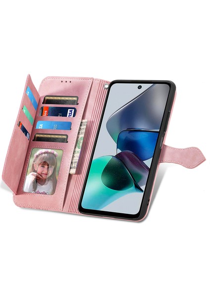 Ile Uyumlu Motorola Moto G23 Fermuarlı Kese Manyetik Kart Tutacağı Bilek Kayışlı Cüzdan Kesesi Motorola Moto G23 (Yurt Dışından) indirimleri