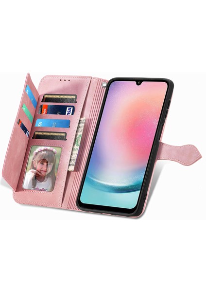 Ile Uyumlu Samsung Galaxy A24 4g Fermuarlı Kese Manyetik Kart Tutacağı Bilek Kayışlı Cüzdan Kesesi Samsung Galaxy A24 4g (Yurt Dışından) indirimleri