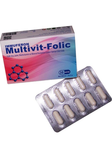Multivit-Folic 30 Kapsül