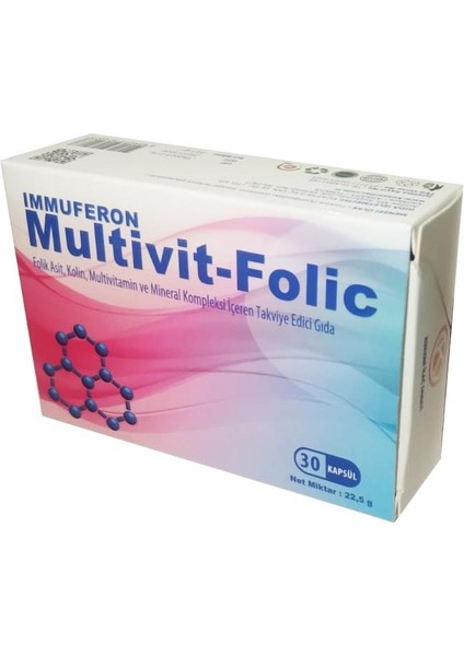 Multivit-Folic 30 Kapsül