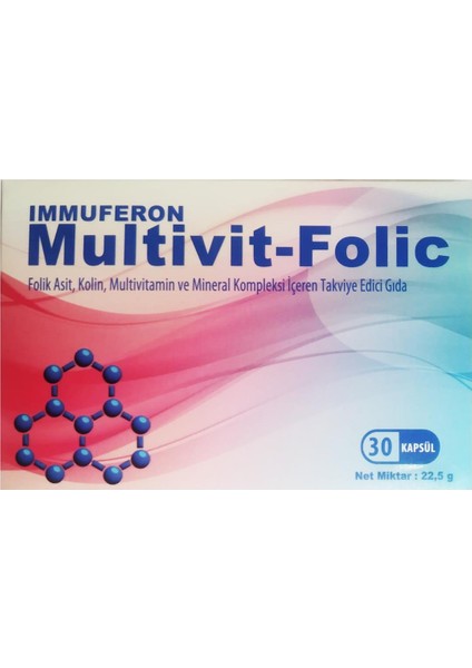 Multivit-Folic 30 Kapsül