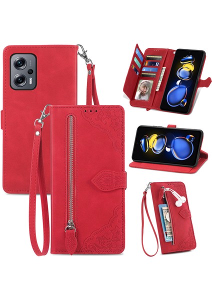Ile Uyumlu Xiaomi Redmi Note 11T Fermuarlı Kese Manyetik Kart Tutacağı Bilek Kayışlı Cüzdan Kesesi Xiaomi Redmi Note 11T (Yurt Dışından) modelleri