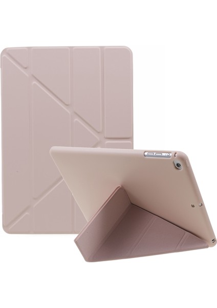 Apple iPad 9.7 (2018)/(2017) Akıllı Tablet Kılıf Pu Deri + Tpu Origami Stand Kapağı (Yurt Dışından)