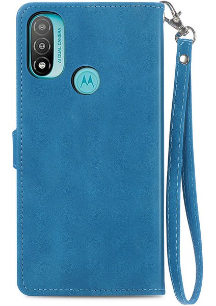 Ile Uyumlu Motorola Moto E20 Fermuarlı Kese Manyetik Kart Tutacağı Bilek Kayışlı Cüzdan Kesesi Motorola Moto E20 (Yurt Dışından) fırsatları